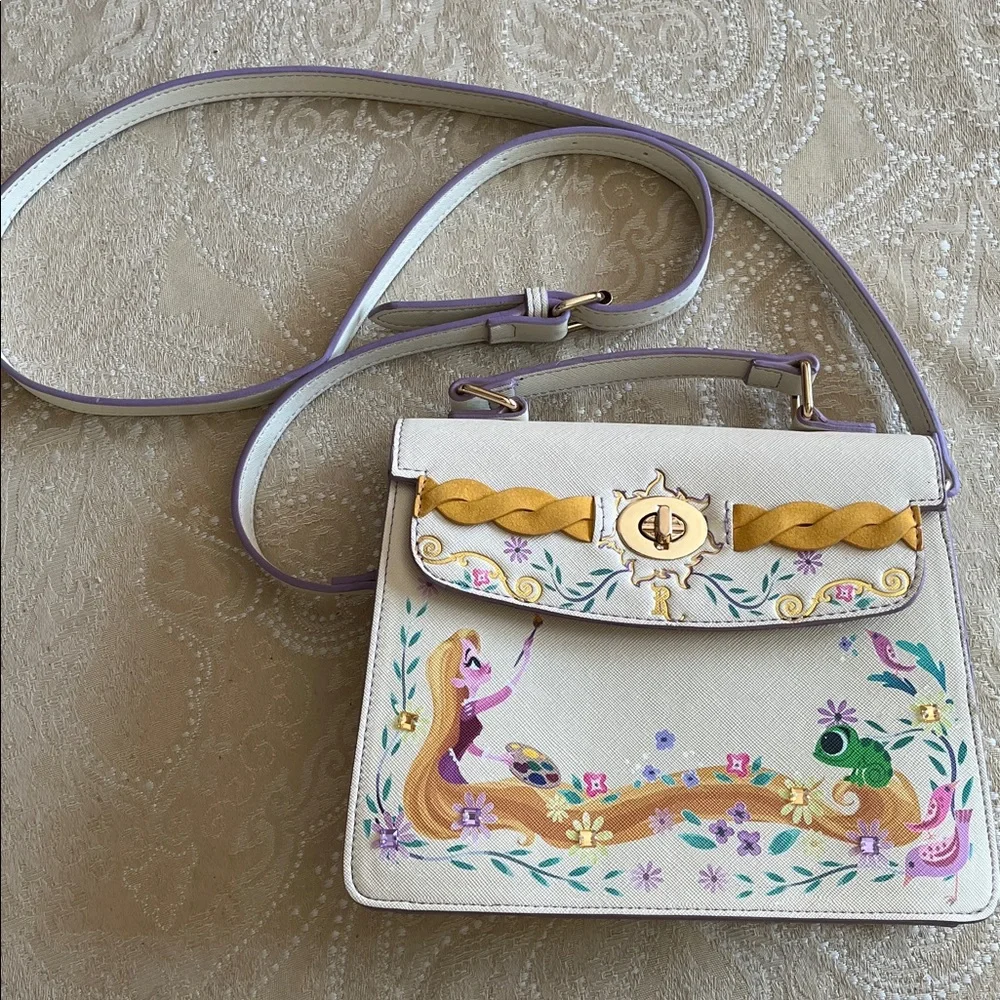 Disney Danielle Nicole Tangled Rapunzel Crossbody Purse - Picture 2 of 14
